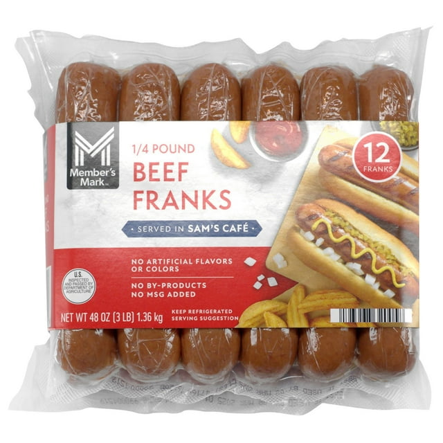 Member's Mark Beef Franks 1/4 lb., 12 ct.