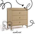 thumbnail image 9 of Storkcraft Rio 3 Drawer Chest with Removable Changing Topper, Choose Color, 9 of 9