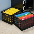 thumbnail image 2 of Sterilite File Crates, Assorted Colors - 3 Pack, 2 of 2