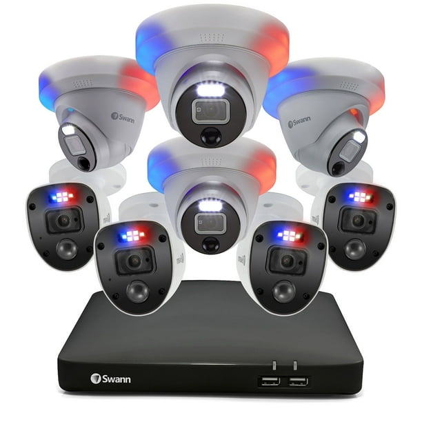 Swann Enforcer 1080p Cameras with 1 TB DVR Security System, 8pk