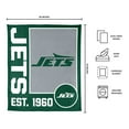 thumbnail image 3 of Logo Brands New York Jets 60"x70" Super Plush Blanket, 3 of 6