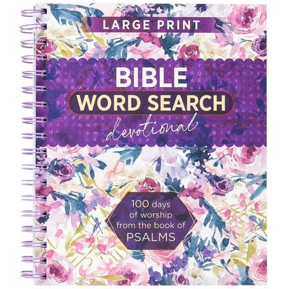 Bible Word Search Devotional, Spiral Bound