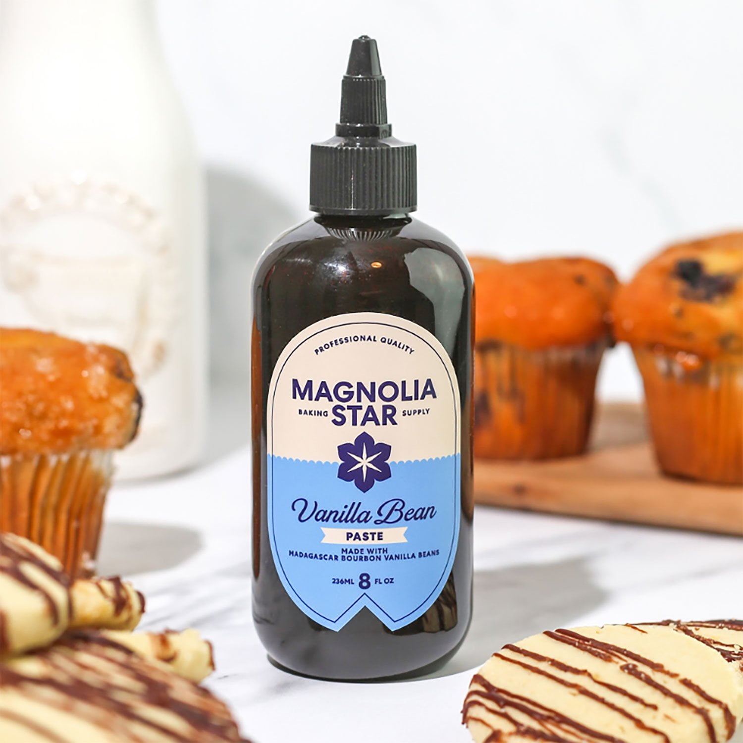 Magnolia-Star Vanilla Bean Paste Squeeze Bottle, 8 fl. oz