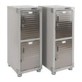thumbnail image 1 of Seville Classics UltraHD 4-Door Stackable Locker Cabinets, 15" W x 18" D x 73.9" H, 1 of 14