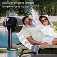 thumbnail image 3 of Shark FlexBreeze™ Pro Mist Indoor Outdoor Pedestal & Table Fan With Water Tank, 3 of 9