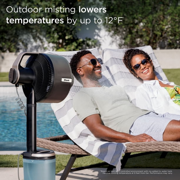 Shark FlexBreeze™ Pro Mist Indoor Outdoor Pedestal & Table Fan