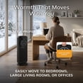 thumbnail image 6 of Lasko 30" DUO Comfort Ceramic DC Space Heater and Fan Console with Remote, 6 of 14