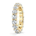 thumbnail image 2 of Lab Created White Sapphire Eternity Band in 14K Gold, 2 of 7