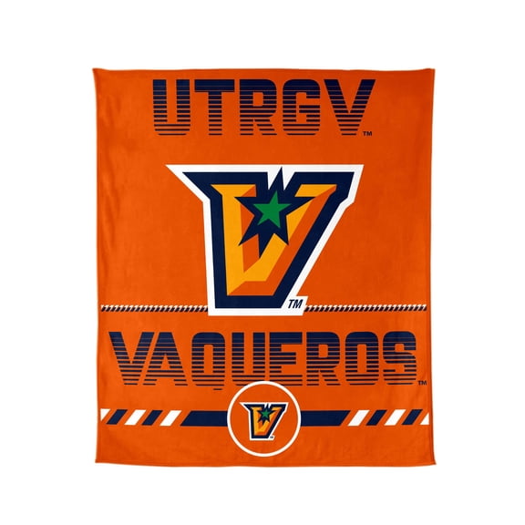 Logo Brands UTRGV Vaqueros 60"x70" Super Plush Blanket