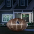 thumbnail image 3 of Logo Brands Dallas Cowboys Pre-Lit 10'x6' Inflatable Football, 3 of 6