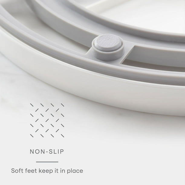 YouCopia Crazy Susan Turntable with 3 Bins Organizer Set