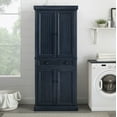 thumbnail image 5 of Crosley Furniture Seaside Coastal Pantry Storage Cabinet with Shelves, 5 of 19
