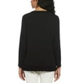 thumbnail image 2 of Rafaella Women's Long-Sleeve V-Neck Top, 2 of 11