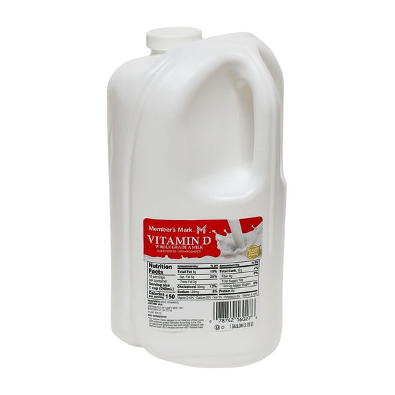 Member's Mark Vitamin D Whole Milk,1 gal.