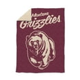 thumbnail image 1 of Logo Brands Montana Grizzlies Luxe Dreams Throw, 60" x 80", 1 of 1
