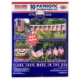 thumbnail image 1 of Patriotic Celebration Flag Kit, 10 Pcs, 1 of 9