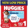 thumbnail image 1 of Huggies Little Snugglers Plus Baby Diapers, Size 1-2, 1 of 12