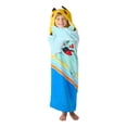 thumbnail image 1 of Kids Character 100% Cotton Hooded Towel With Hand Pockets, 1 of 9