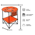 thumbnail image 3 of NFL 27.6" Round Tailgate Table with Shelf, 3 of 5