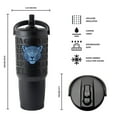 thumbnail image 3 of Logo Brands Spelman Jaguars Stainless Steel Tumbler Set, 3 of 7