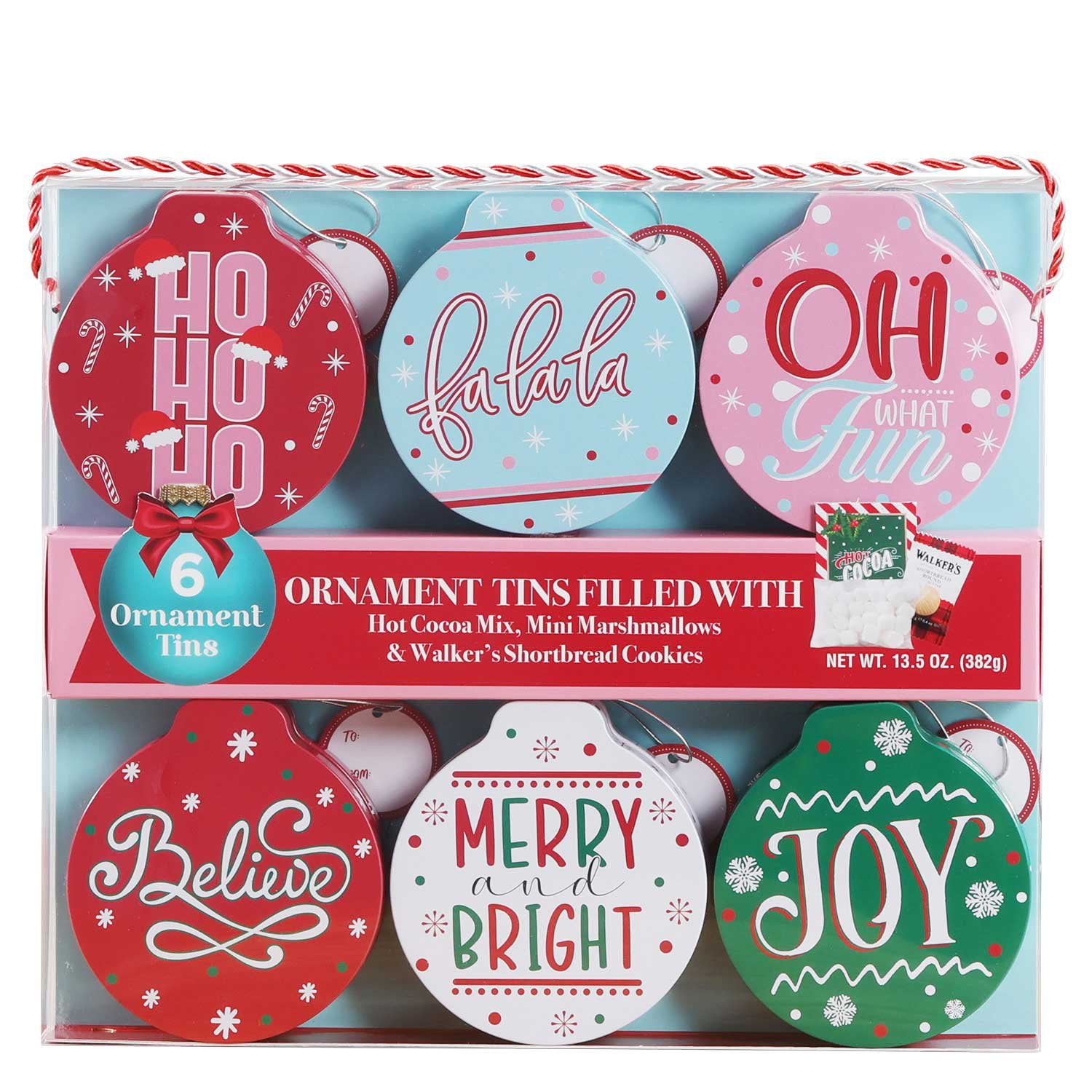  Ornament 5個セット　※箱シミあり Holiday Hot Cocoa Ornament Tins, 6 ct. - Samsclub.com