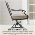 thumbnail image 3 of Member's Mark Hastings Round Patio Dining Set with Sunbrella Fabric, 8pc, 3 of 5