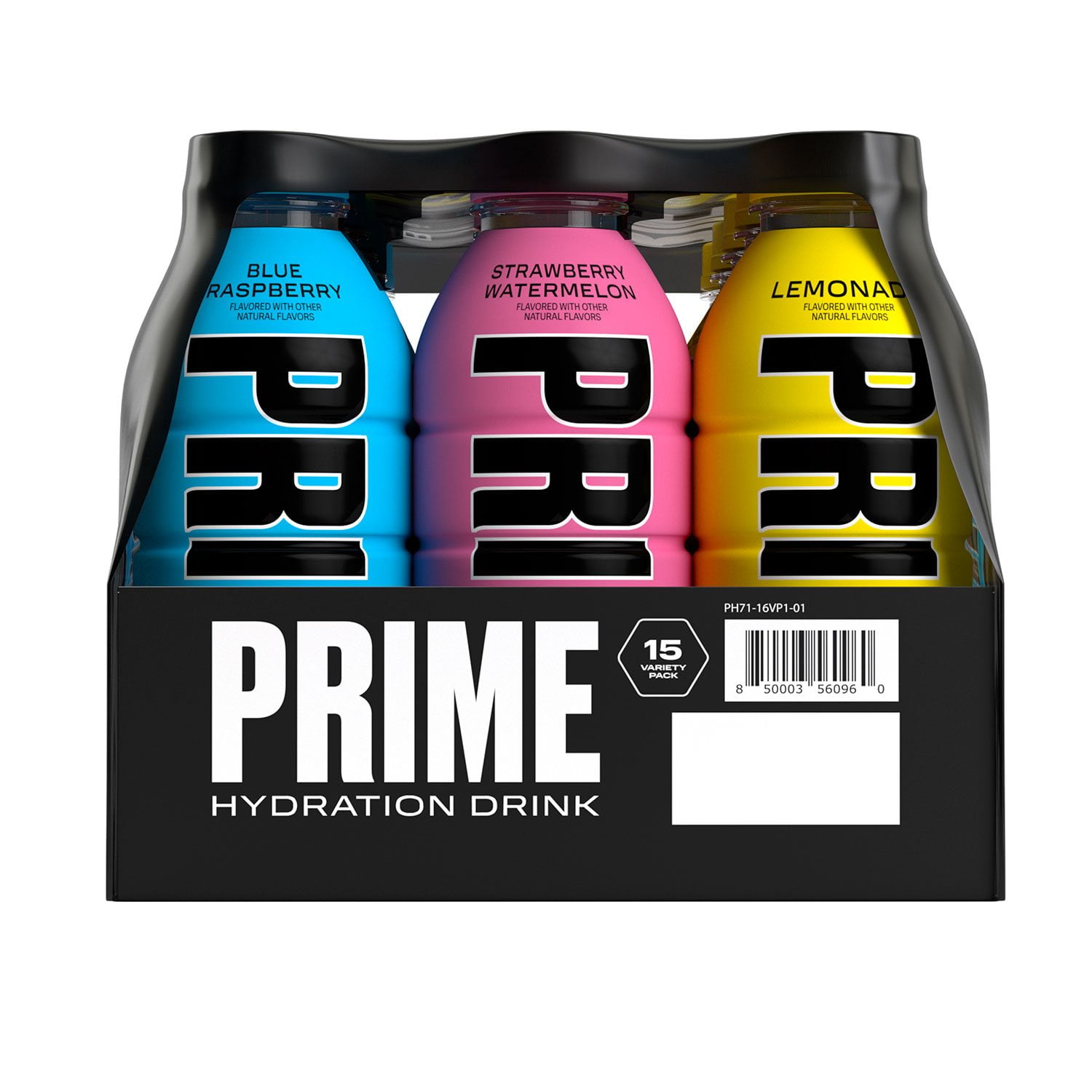 Prime Hydration Drink Variety Pack 2.0, 16.9 fl. oz., 15 pk