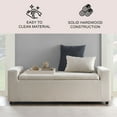 thumbnail image 2 of Member's Mark Harlow Upholstered Bench Ottoman, Assorted Sizes & Colors, 2 of 9