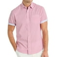 thumbnail image 4 of Nick Graham Men's Performance Short Sleeve Woven Sport Shirt, 4 of 9