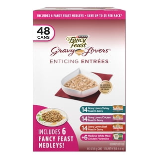 Purina Fancy Feast Variety Pack, Wet Cat Food, 48 ct., 3 oz., Choose Flavor
