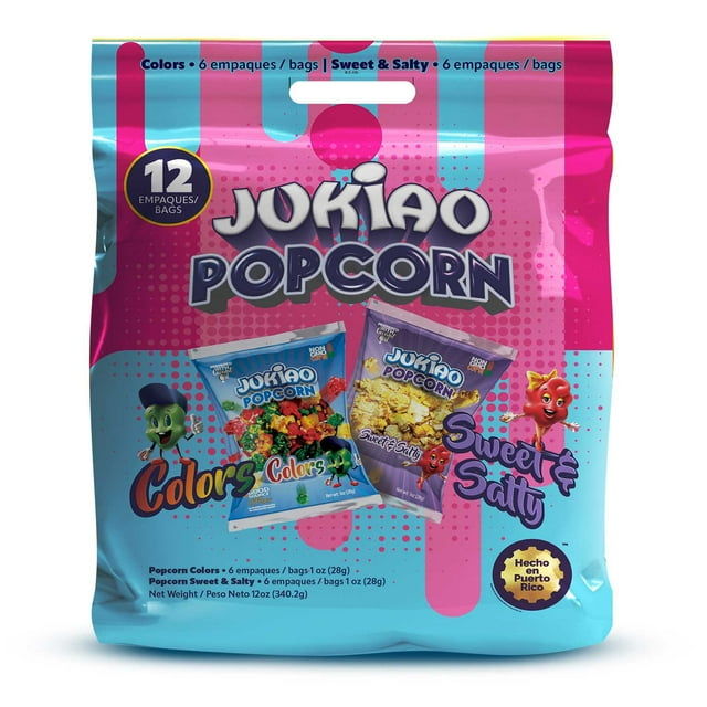 Jukiao Popcorn Variety Mix Bag, 1 oz., 12 pk.