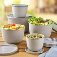 thumbnail interactive-video image 1 of Member's Mark Wheat Straw 10-Piece Mixing Bowl Set, Choose Color, 1 of 12