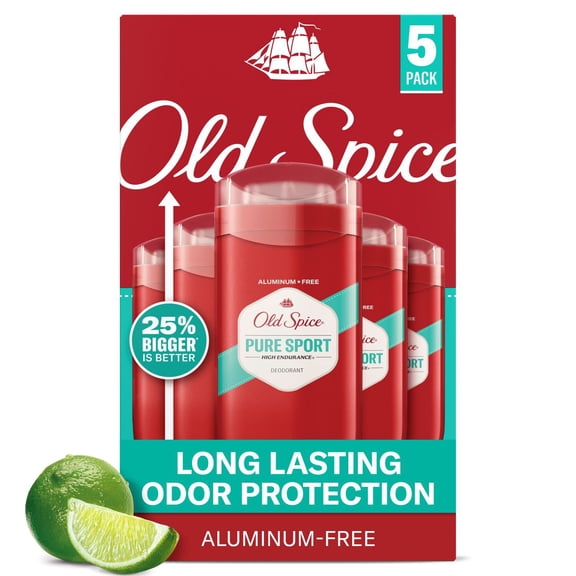 Old Spice High Endurance Deodorant, 48-Hr. Protection, Pure Sport, 3.0 oz., 5 pk.