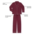 thumbnail image 10 of Dreammark Women's 2-Piece Notch Collar Pajama Set, 10 of 12