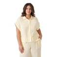 thumbnail image 6 of Edited by Hunter McGrady Women's Gauze Camp Shirt, 6 of 10