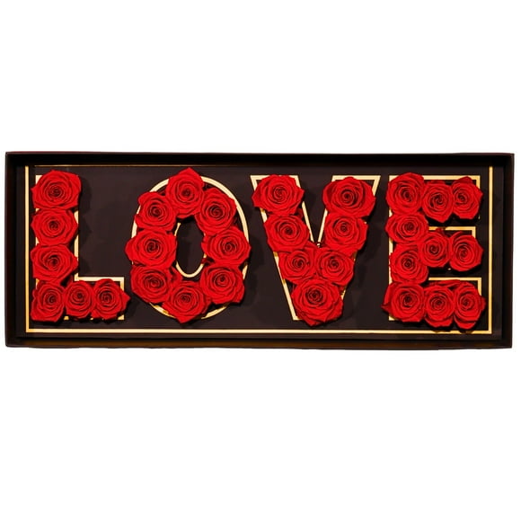Member's Mark Preserved Rose LOVE Display Box