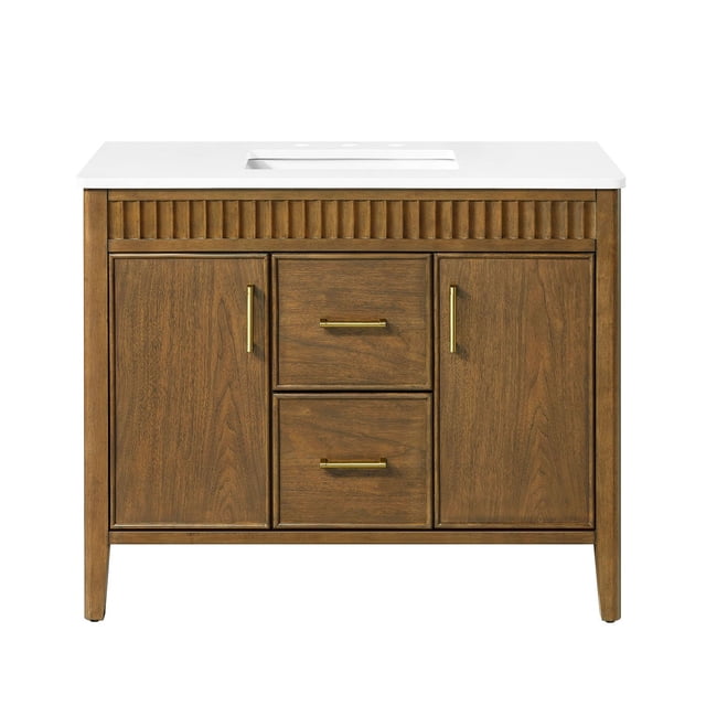 OVE Decors Juliette Vanity with Quartz Vanity Top and Rectangular Undermount Sink - Assorted Sizes Available