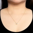 thumbnail image 3 of 0.50 CT. TW. Round Cut Flower Diamond Pendant in 14K Gold, 3 of 6