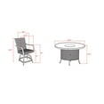 thumbnail image 5 of Member's Mark Heritage Round Balcony Fire Dining Set, 7pc, 5 of 6