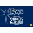 thumbnail image 1 of MLB Tampa Bay Rays, Two (2) Lower Box Tickets eVoucher, 1 of 1