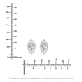 thumbnail image 3 of Lab Created Fancy Cut Diamond Stud Earrings in 14K Gold, 3 of 6