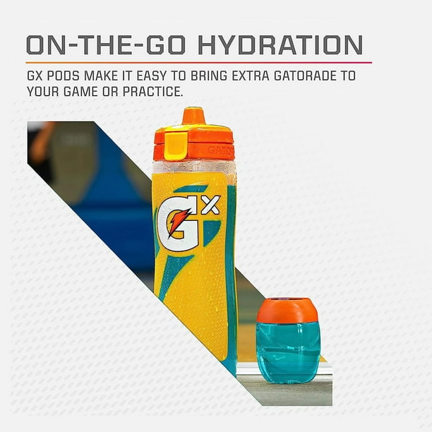 Gatorade GX Bottle with GX Thirst Quencher Concentrate Pods, 4