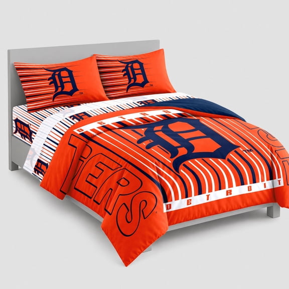 Logo Brands Detroit Tigers Bed-In-A-Bag Set