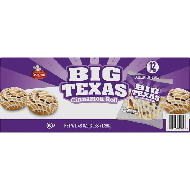 Big Texas Cinnamon Roll, 4 oz., 12 pk.