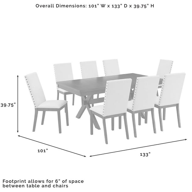 Crosley Furniture Hayden 9-Piece Dining Set, Slate - Samsclub.com