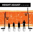 thumbnail image 6 of Lifetime 54" Polycarbonate Adjustable Portable Basketball Hoop, 6 of 10