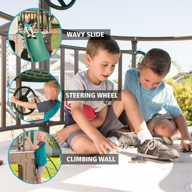 Lifetime Adventure Tower Playset with Spider Swing