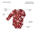 thumbnail image 3 of Member's Mark Baby 4-Pack Organic Cotton Bodysuit, 3 of 7