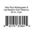 thumbnail image 1 of Velo Plus Wintergreen 9 mg Modern Oral Tobacco, 20 ct., 5 pk., 1 of 1