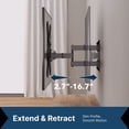 thumbnail image 8 of Mounting All Medium Full Motion TV Wall Mount with Swivel Angle for 19"-55" TVs, 8 of 10